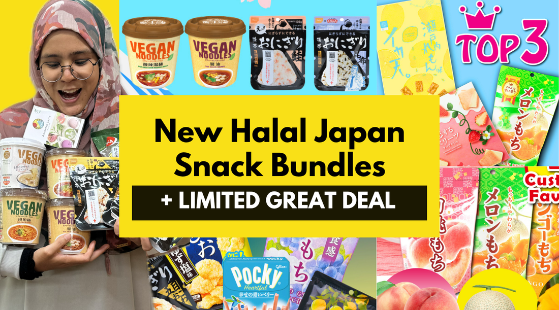 NEW Halal & Muslim-friendly Japanese Snack Bundles Out Now (+GREAT DEAL)