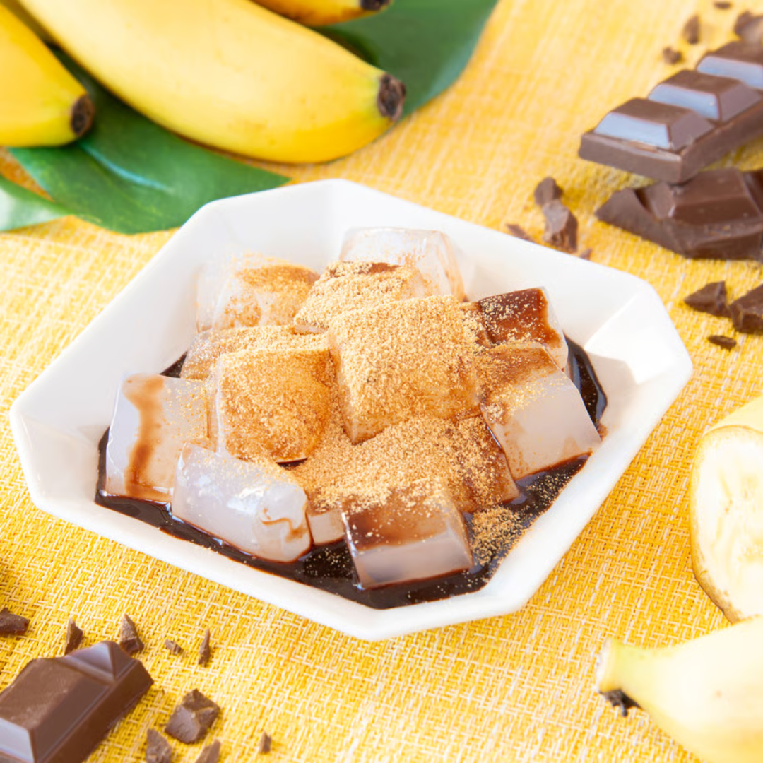 Konjac Warabi Mochi (Chocolate Banana)