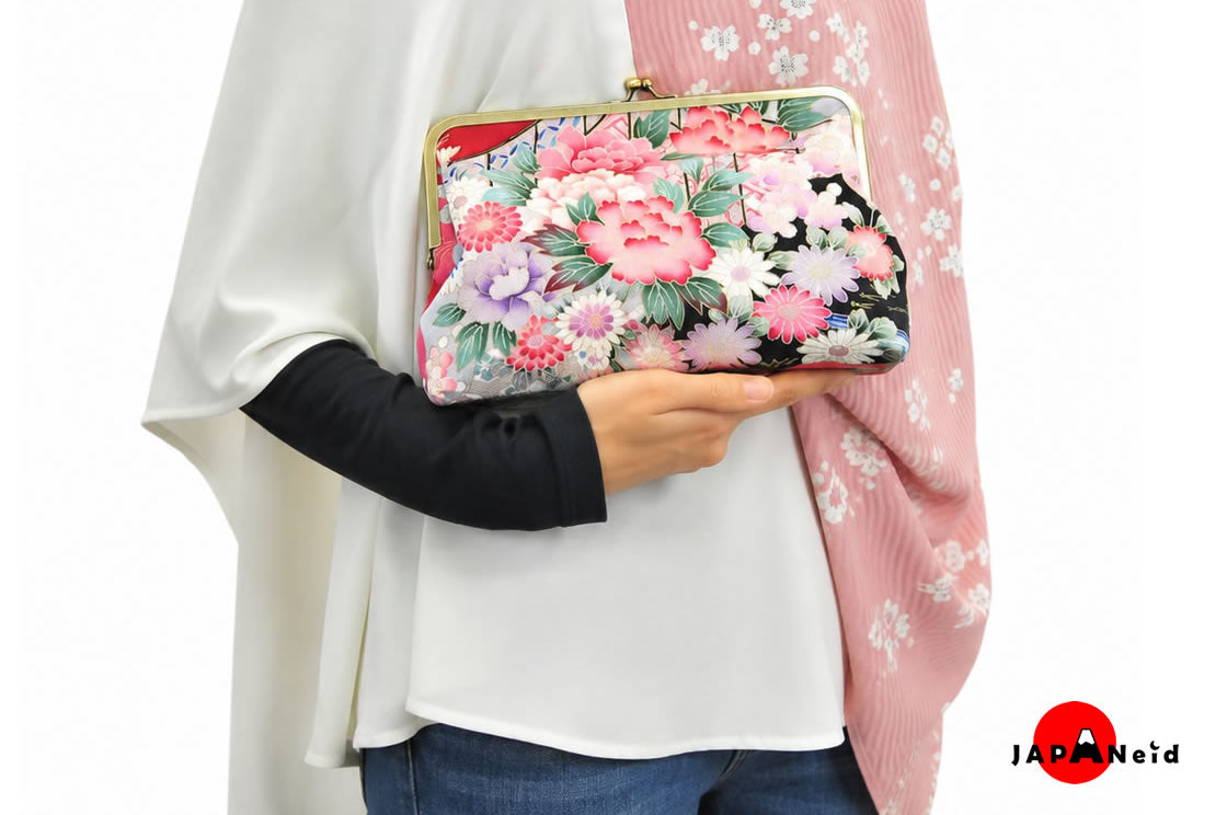 Kimono Clutch Bag — Red × Floral