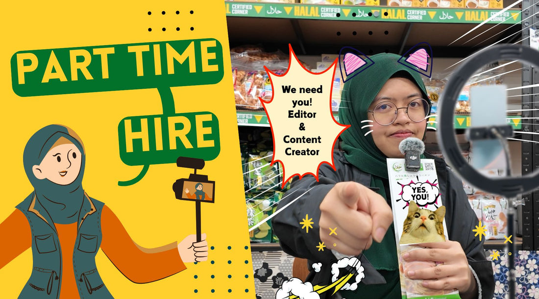 Hiring Part-Time Staff in Osaka at Halal Souvenir JAPANeid Osaka