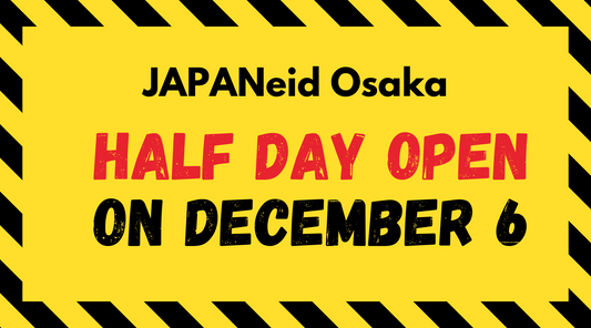 JAPANeid Osaka: half-day open on December 6th