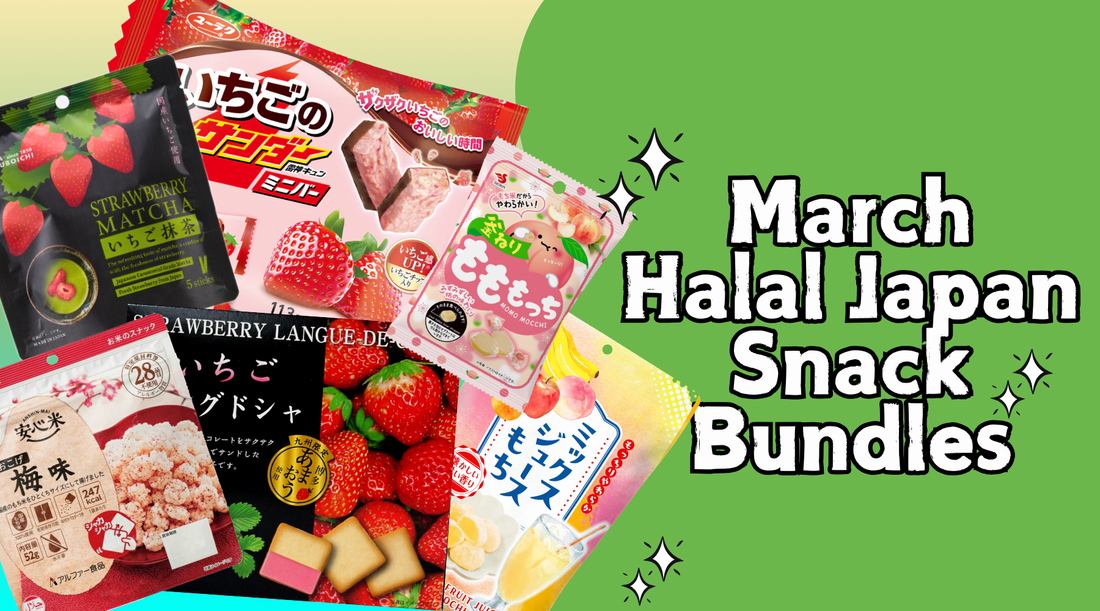 March Monthly Halal Snack Set : Early Spring Fruity Edition
