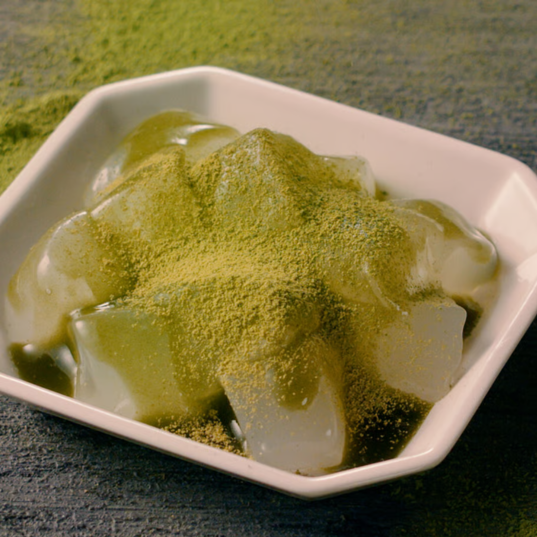 Konjac Warabi Mochi (Matcha)