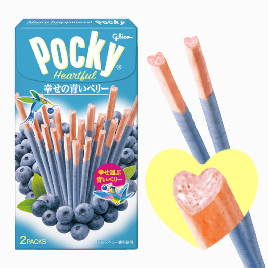 Pocky Heart Blueberry