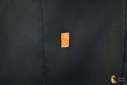 Kimono Abaya — Black Mount Fuji Sunset | Open Abaya