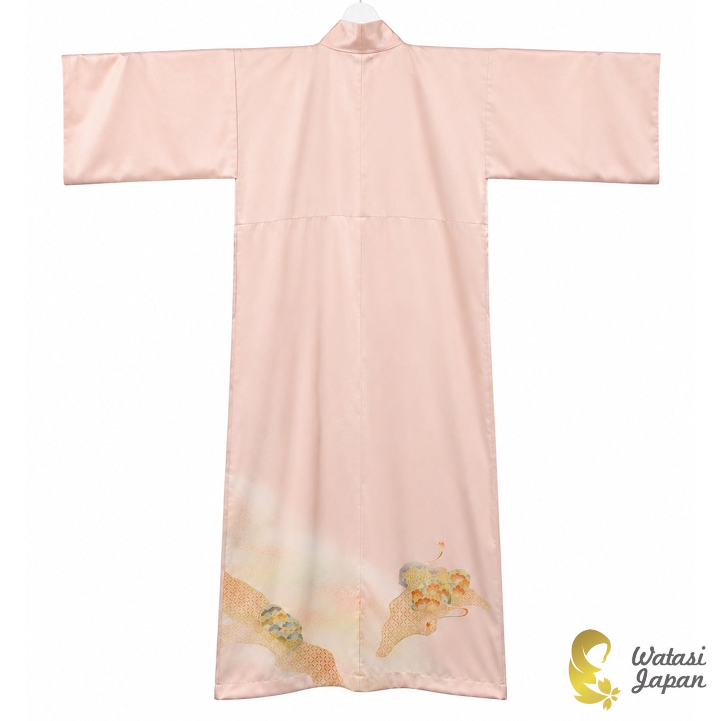 Kimono Abaya — Blush Pink Temari | Open Abaya & Sash