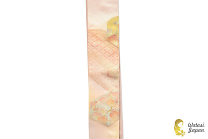 Kimono Abaya — Blush Pink Temari | Open Abaya & Sash
