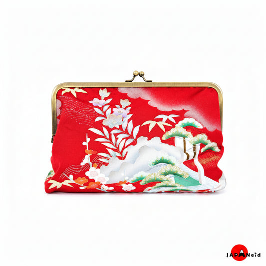Kimono Clutch Bag — Red × Black