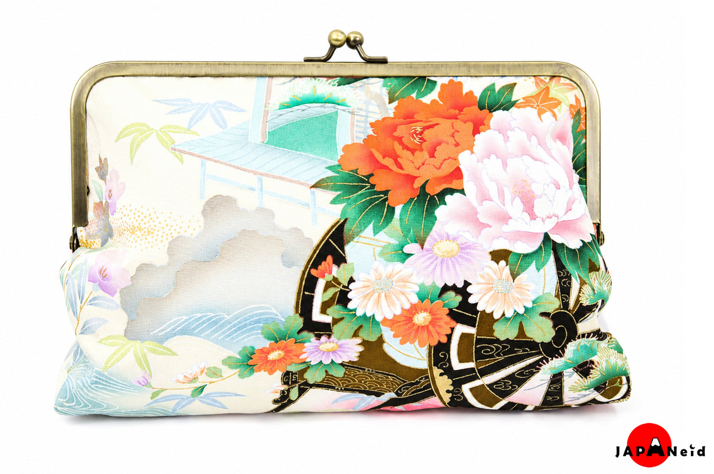 Kimono Clutch Bag — Red × Black