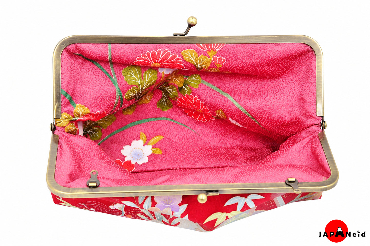 Kimono Clutch Bag — Red × Black
