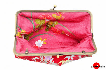 Kimono Clutch Bag — Red × Black