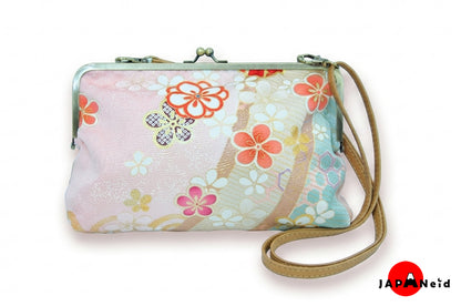 Kimono Shoulder Bag — Pink × Gold