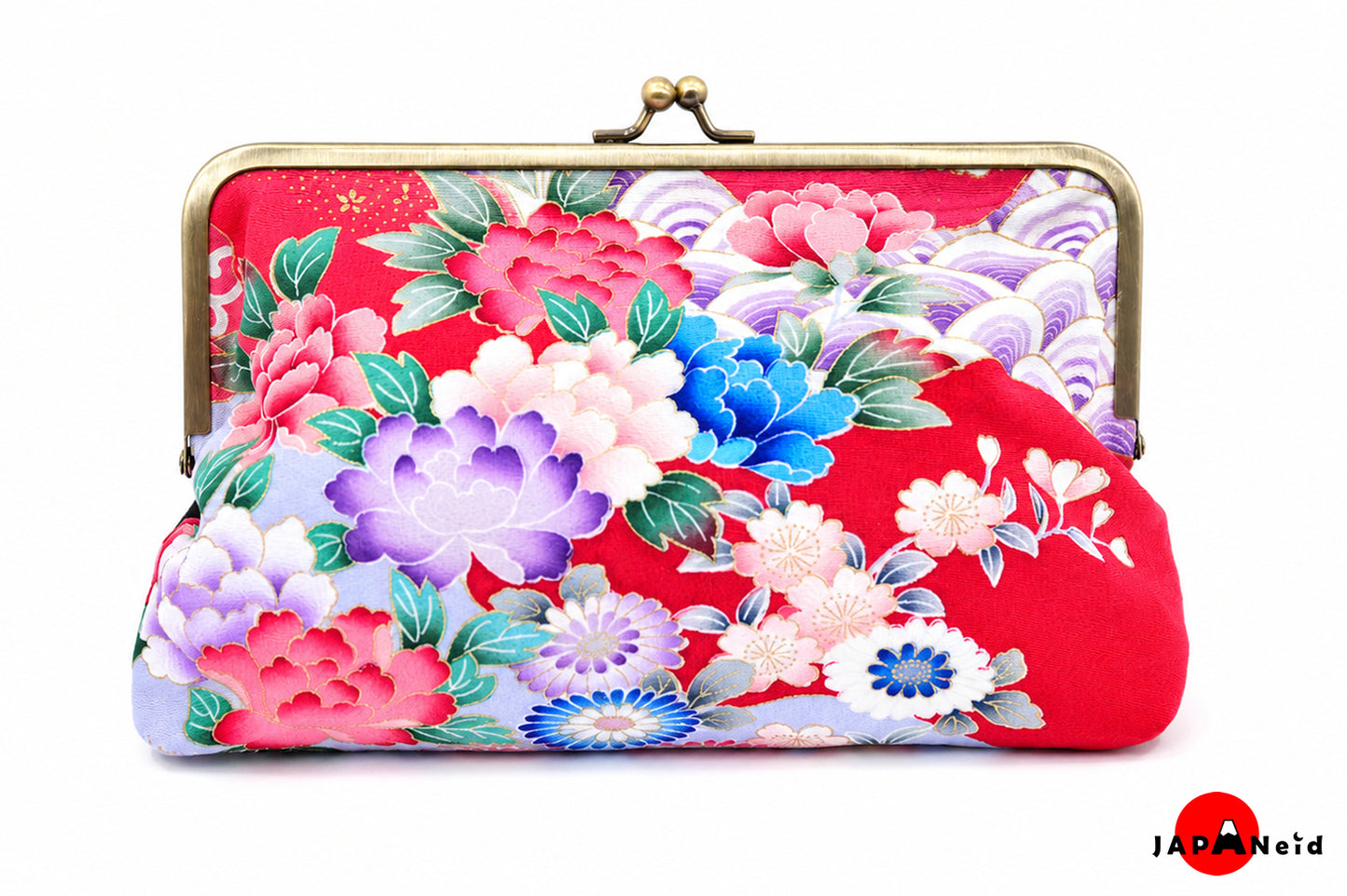 Kimono Clutch Bag — Red × Floral