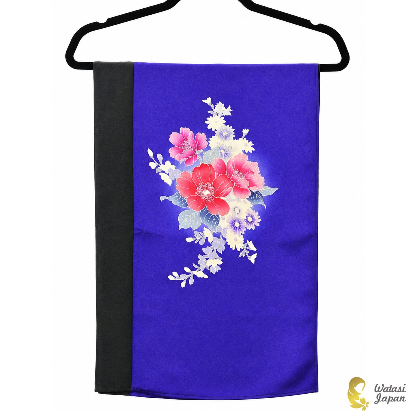 Shawl: Kimono Hijab — Royal Blue Tsubaki / Kimono Jewel