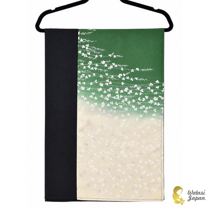 Shawl: Kimono Hijab — Forest Green Ume Blossom / Kimono Jewel