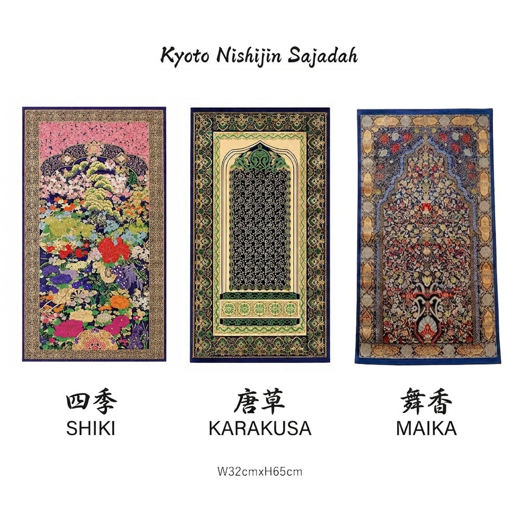 Kyoto Nishijin Sajadah-(Mini, Polyester)