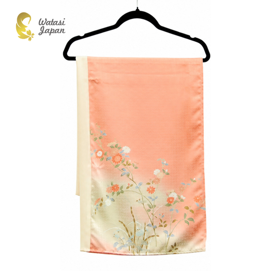 Shawl: Kimono Hijab — Coral Woven / Kimono Jewel