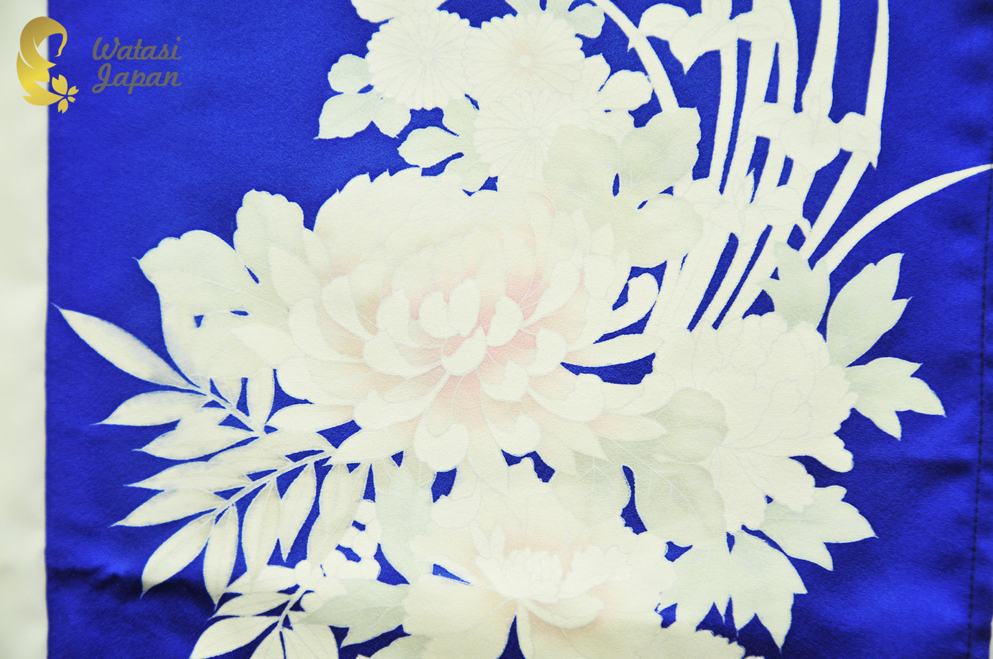 Shawl: Kimono Hijab — Royal Blue Peony / Kimono Jewel