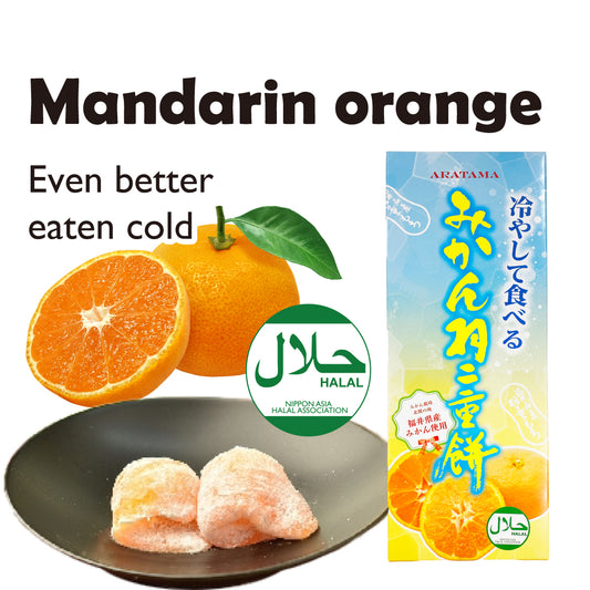 Fukui Mochi Box (Mandarin Orange)