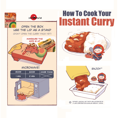 Microwavable Japanese-style Curry (Veggie)