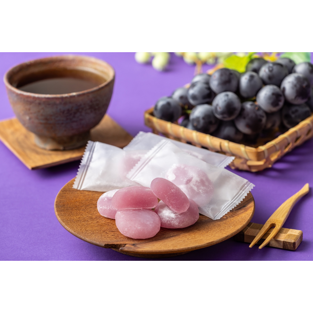 Bite-Sized Kyoho Grape Mochi