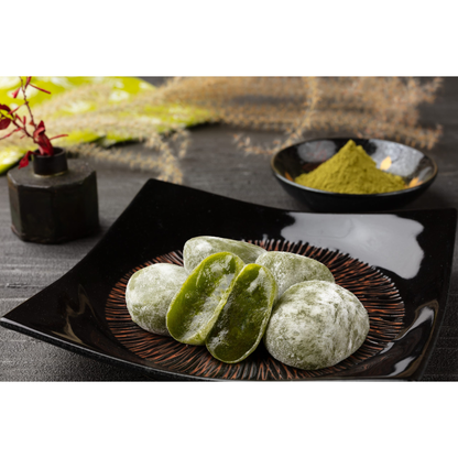 Bite-Sized Mochi (Matcha)