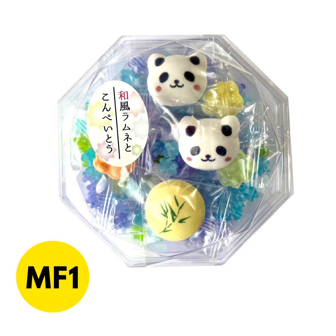 Traditional Ramune and Konpeito (Panda)
